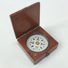 Francis Barker Wooden Box Compass c.1870