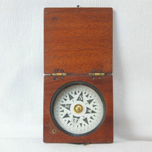 Francis Barker Wooden Box Compass c.1870