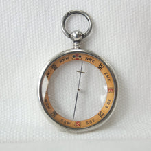 Silver Francis Barker Pebble Lens Compass (1912)