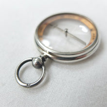 Silver Francis Barker Pebble Lens Compass (1912)