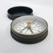 Brass Box Ceramic Dial Pocket Compass c.1900