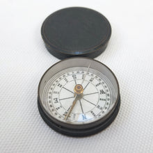 Brass Box Ceramic Dial Pocket Compass c.1900