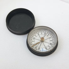 Brass Box Ceramic Dial Pocket Compass c.1900