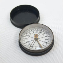 Brass Box Ceramic Dial Pocket Compass c.1900