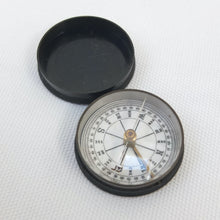 Brass Box Ceramic Dial Pocket Compass c.1900