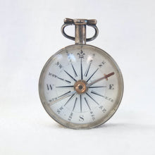 Georgian Silver Pocket Compass c.1815