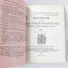 Handbook for the .303 Vickers Machine Gun (1923)