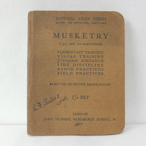 Imperial Army Series: Musketry (1917)