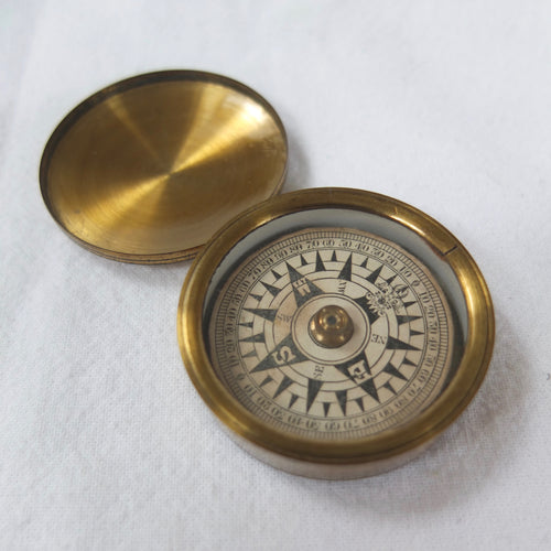 Francis Barker Brass Box Pocket Compass