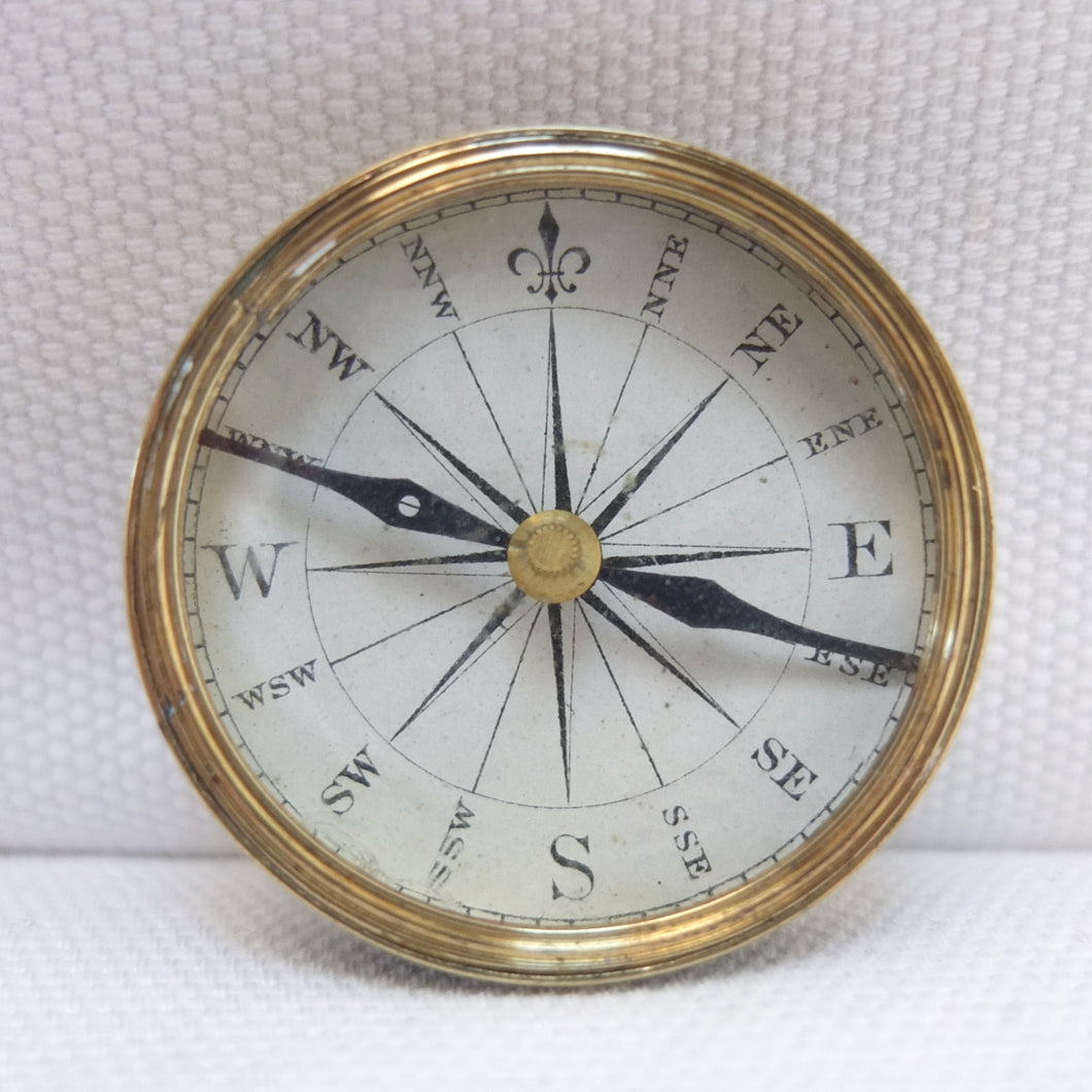 Victorian Brass Pocket Compass c.1840 – Compass Library