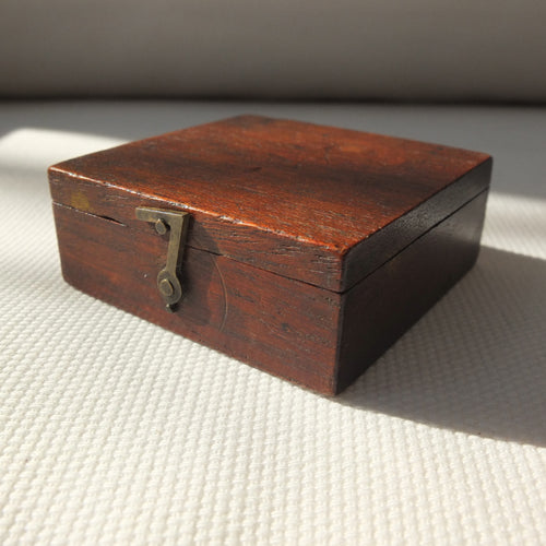 Georgian Wooden Cased English Pocket Compass