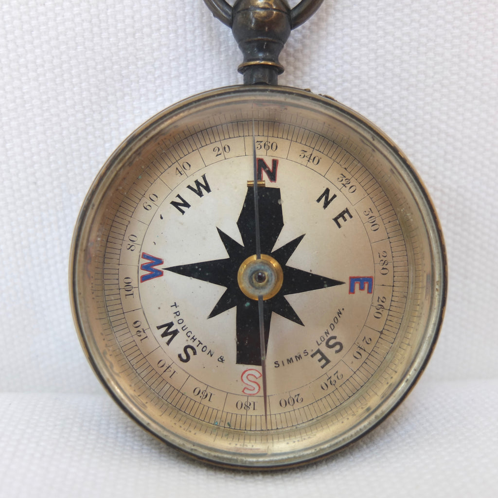 Troughton & Simms Victorian Pocket Compass c.1880 – Compass Library